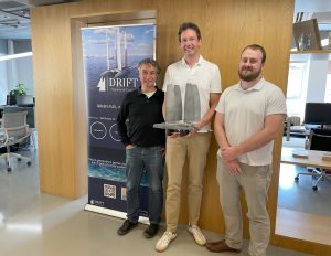 Neal Pawson, Ben Medland and Mike Mackay (L-R) of DRIFT Energy - credit DRIFT Energy