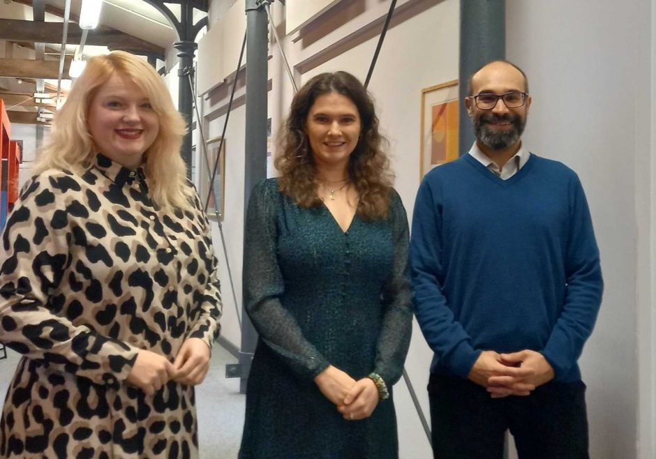 Annie Leighton, Siemens with Kim Brook and Musty Rampuri, University of Bristol Annie Leighton, Siemens with Kim Brook and Musty Rampuri