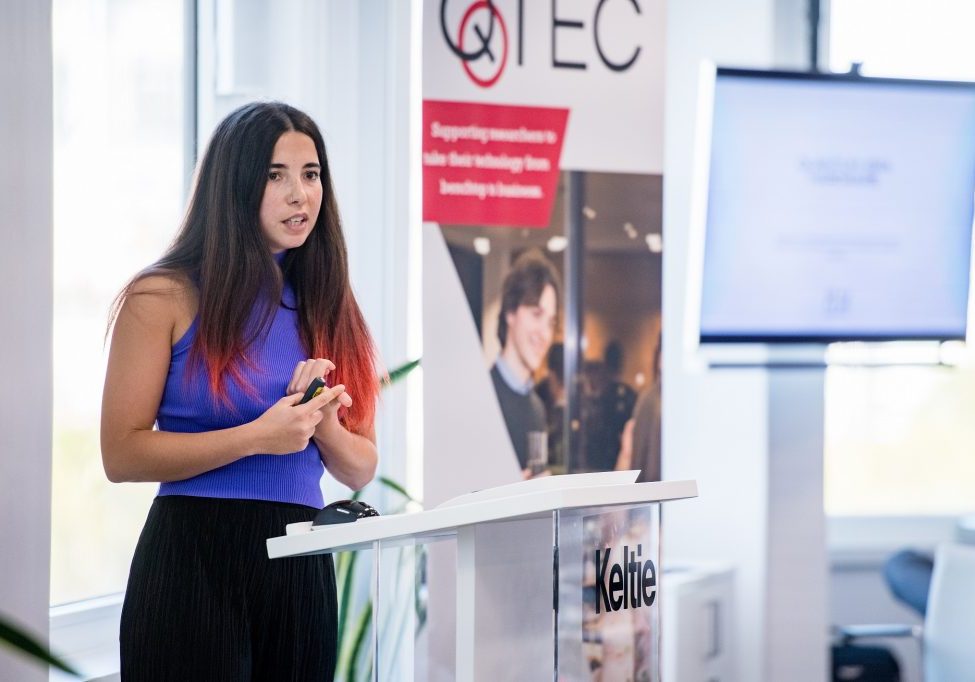 Carmen QTEC business pitching