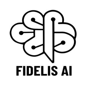 A logo for Fidelis AI