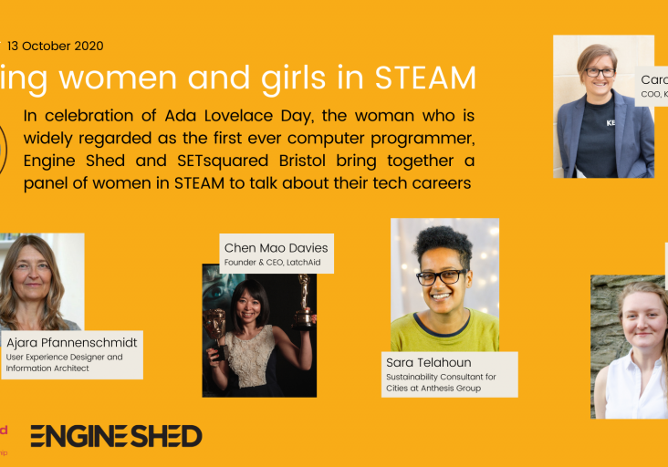 Inspiring women and girls in STEAM Ada Lovelace day 2020 promo image